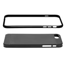 FOR IPHONE 7 CARBON GRADE HYBRID CASE WITH BLACK FRAME