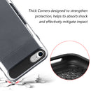FOR IPHONE 7 CARD TO GO SLIDER HYBRID TPU + PC BACK PLATE GREY