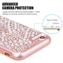 IPHONE 7 DIAMOND PEARL PLATINUM COLLECTION HYBRID BUMPER CASE - PINK