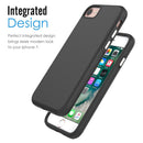 FOR IPHONE 7 EZPRESS ANTI-SLIP HYBRID CASE - BLACK