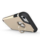 FOR IPHONE 7 INVISIBLE RING HYBRID PC + TPU COVER CASE - ROSE GOLD