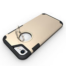 FOR IPHONE 7 INVISIBLE RING HYBRID PC + TPU COVER CASE - ROSE GOLD