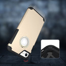 FOR IPHONE 7 INVISIBLE RING HYBRID PC + TPU COVER CASE - ROSE GOLD