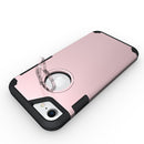 FOR IPHONE 7 INVISIBLE RING HYBRID PC + TPU COVER CASE - ROSE GOLD