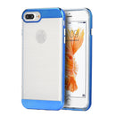 FOR IPHONE 7 PLUS FLUXSILK HYBRID TPU PC CASE - BLUE