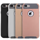 FOR IPHONE 7 PLUS GLOSSIMER UV COATING HYBRID CASE - GOLD