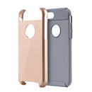 FOR IPHONE 7 PLUS GLOSSIMER UV COATING HYBRID CASE - GOLD