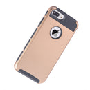 FOR IPHONE 7 PLUS GLOSSIMER UV COATING HYBRID CASE - GOLD