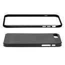 FOR IPHONE 7 PLUS CARBON GRADE HYBRID CASE WITH BLACK FRAME