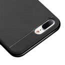 FOR IPHONE 7 PLUS CARBON GRADE HYBRID CASE WITH BLACK FRAME