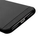 FOR IPHONE 7 PLUS CARBON GRADE HYBRID CASE WITH BLACK FRAME