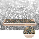 IPHONE 7  DIAMOND PLATINUM COLLECTION HYBRID BUMPER CASE - BLUE & GOLD