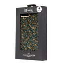 IPHONE 7  DIAMOND PLATINUM COLLECTION HYBRID BUMPER CASE - BLUE & GOLD