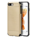 IPHONE 8 PLUS/ 7 PLUS SILKEE ARMOR ANTI SHOCK PC + TPU DUAL HYBRID CASE - GOLD