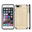 IPHONE 8 PLUS/ 7 PLUS SILKEE ARMOR ANTI SHOCK PC + TPU DUAL HYBRID CASE - GOLD