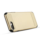 IPHONE 8 PLUS/ 7 PLUS SILKEE ARMOR ANTI SHOCK PC + TPU DUAL HYBRID CASE - GOLD