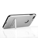 IPHONE 7 PLUS SKYFALL ALUMINUM TPU HYBRID CASE WITH MAGNETIC KICKSTAND SILVER