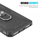 IPHONE SE(2020)/8/7/6 RUBBERIZED HYBRID PROTECTIVE CASE W/ RING STAND