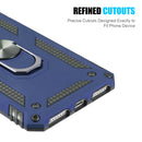 IPHONE SE(2020)/8/7/6 RUBBERIZED HYBRID PROTECTIVE CASE W/ RING STAND