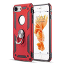 IPHONE SE(2020)/8/7/6 RUBBERIZED HYBRID PROTECTIVE CASE W/ RING STAND