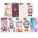 FOR IPHONE 8 / 7 ART POP SERIES 3D EMBOSSED PRINTING HYBRID CASE - DESIGN 013