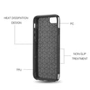 IPHONE 7 / 8 CARD TO GO II HYBRID CASE PC + TPU WITH CARD SLOT - BLACK