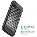 IPHONE XS/X DIAMOND WAVE COLOR PC FRAME HYBRID PROTECTION CASE