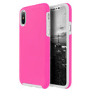 THE EZPRESS ANTI-SLIP HYBRID CASE FOR IPHONE XS / X - HOT PINK