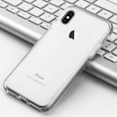 FOR IPHONE XS / X INVISIBLE BUMPER HYBIRD CASE ULTRA THIN AGUA CLEAR FRAME