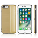 THE KARD DUAL HYBRID CASE WITH CARD SLOT MAGNETIC CLOSURE IPHONE 8 / 7 - GOLD