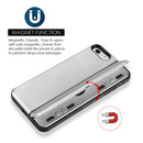 THE KARD DUAL HYBRID CASE WITH CARD SLOT MAGNETIC CLOSURE IPHONE 8 / 7 - GOLD