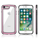 IPHONE 8 / 7 PROTECTIVE HYBRID CASE 2 TONE FRAME AND  CLEAR ACRYLIC BACK PLATE