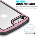 IPHONE 8 / 7 PROTECTIVE HYBRID CASE 2 TONE FRAME AND  CLEAR ACRYLIC BACK PLATE