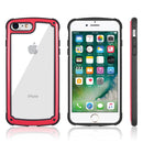 IPHONE 8 / 7 PROTECTIVE HYBRID CASE 2 TONE FRAME AND  CLEAR ACRYLIC BACK PLATE