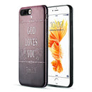 FOR IPHONE 8 / 7 PLUS ART POP SERIES 3D EMBOSSED PRINTING HYBRID CASE - DESIGN 003