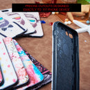 IPHONE 8 / 7 PLUS ART POP SERIES 3D EMBOSSED PRINTING HYBRID CASE