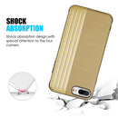IPHONE 8/7 PLUS KARD DUAL HYBRID CASE CARD SLOT &MAGNETIC CLOSURE - GOLD