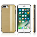 IPHONE 8/7 PLUS KARD DUAL HYBRID CASE CARD SLOT &MAGNETIC CLOSURE - GOLD