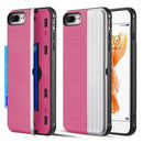 IPHONE 8/7 PLUS KARD DUAL HYBRID CASE CARD SLOT &MAGNETIC CLOSURE - GOLD