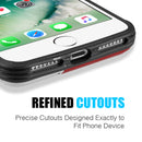 IPHONE 8/7 PLUS KARD DUAL HYBRID CASE CARD SLOT &MAGNETIC CLOSURE - GOLD