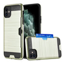 HYBRID CARD TO GO CASE BLACK  W/ SILK BACK PLATE FOR IPHONE 11