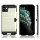 HYBRID CARD TO GO CASE BLACK  W/ SILK BACK PLATE FOR IPHONE 11