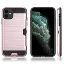HYBRID CARD TO GO CASE BLACK  W/ SILK BACK PLATE FOR IPHONE 11