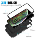 IPHOHE XS/X DUAL MAX SERIES 2 TONE COVER HYBRID PROTECTION CASE