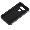 LG G5 TOUGH HYBRID CASE BLACK  + BLUE PC WITH CARBON FIBER FINISH