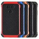 LG G5 TOUGH HYBRID CASE BLACK  + BLUE PC WITH CARBON FIBER FINISH