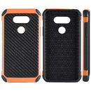 LG G5 TOUGH HYBRID CASE BLACK  + BLUE PC WITH CARBON FIBER FINISH