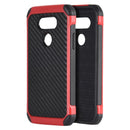 LG G5 TOUGH HYBRID CASE BLACK  + BLUE PC WITH CARBON FIBER FINISH