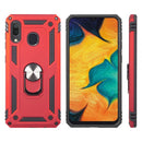 RUBBERIZED CASE W/SHOCK ABSORPTION & RING STAND FOR SAMSUNG GALAXY A20/A30/A50