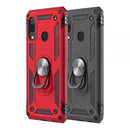 RUBBERIZED CASE W/SHOCK ABSORPTION & RING STAND FOR SAMSUNG GALAXY A20/A30/A50
